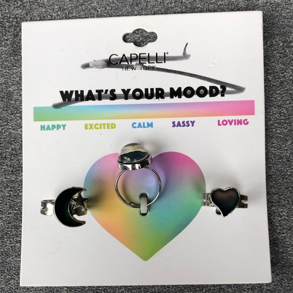 Set of 3 ~ Mood Rings ~ Capelli of New York - Picture 6 of 6